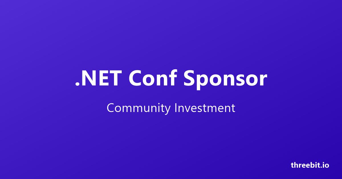 .NET Conf 2020: ThreeB IT als Community-Sponsor + das Interview