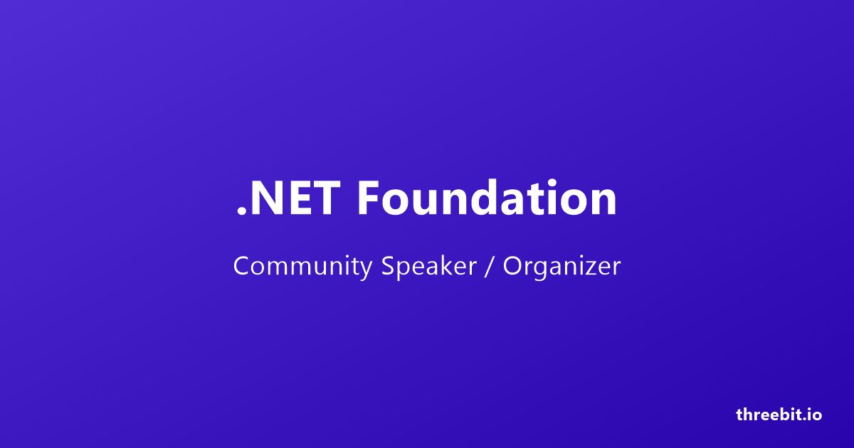 Warum wir der .NET Foundation beigetreten sind