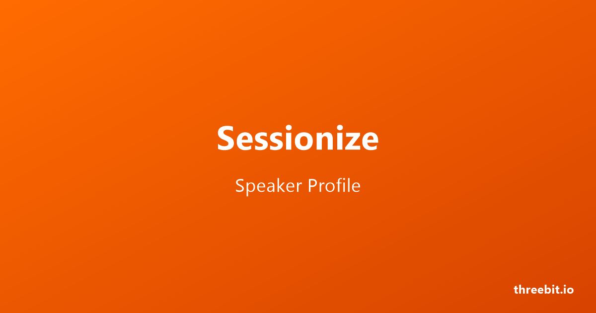 Sessionize: warum jeder Tech-Speaker heute ein kanonisches Profil braucht